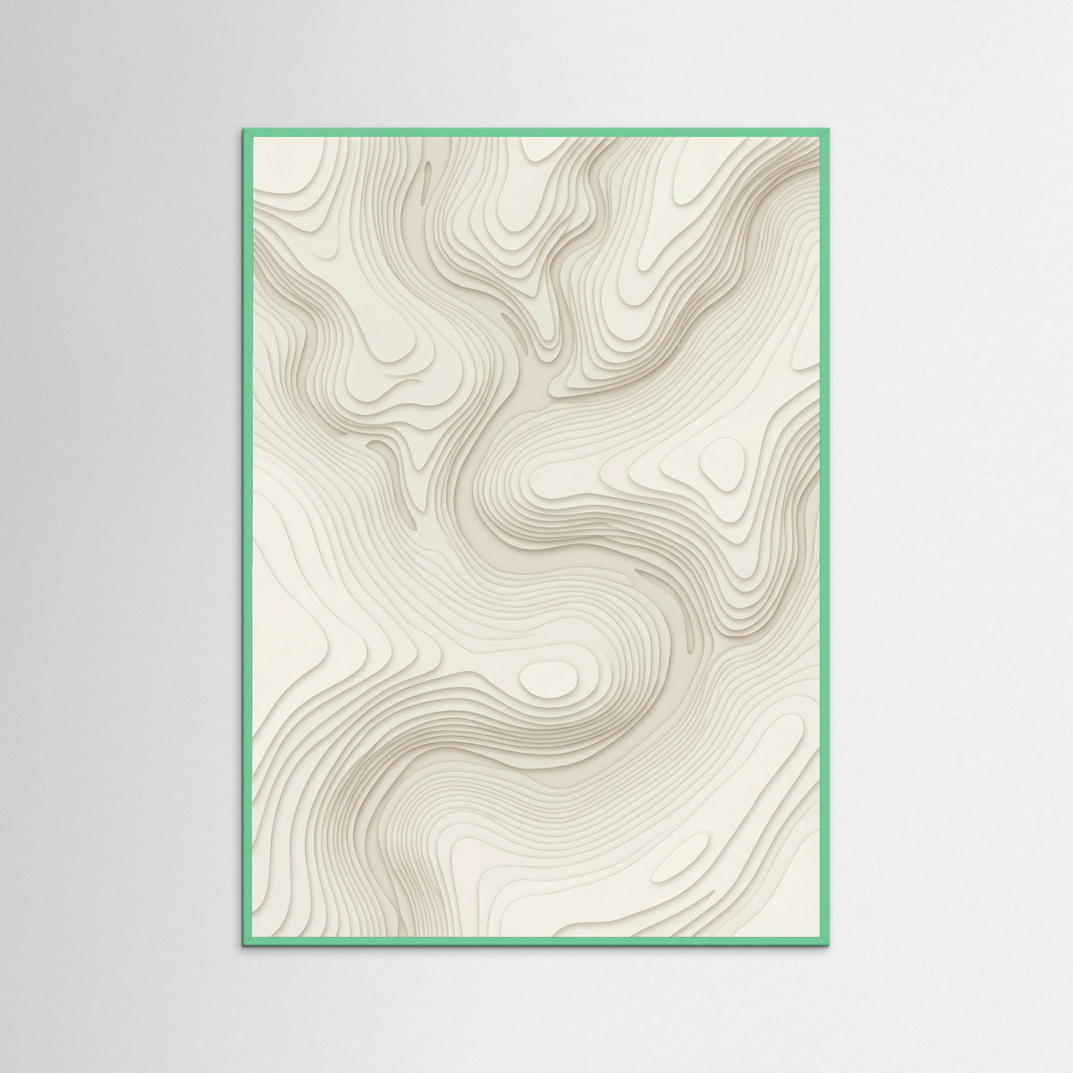 Mint Wood Organic Contours