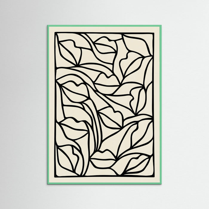 Mint Wood Organic Contours