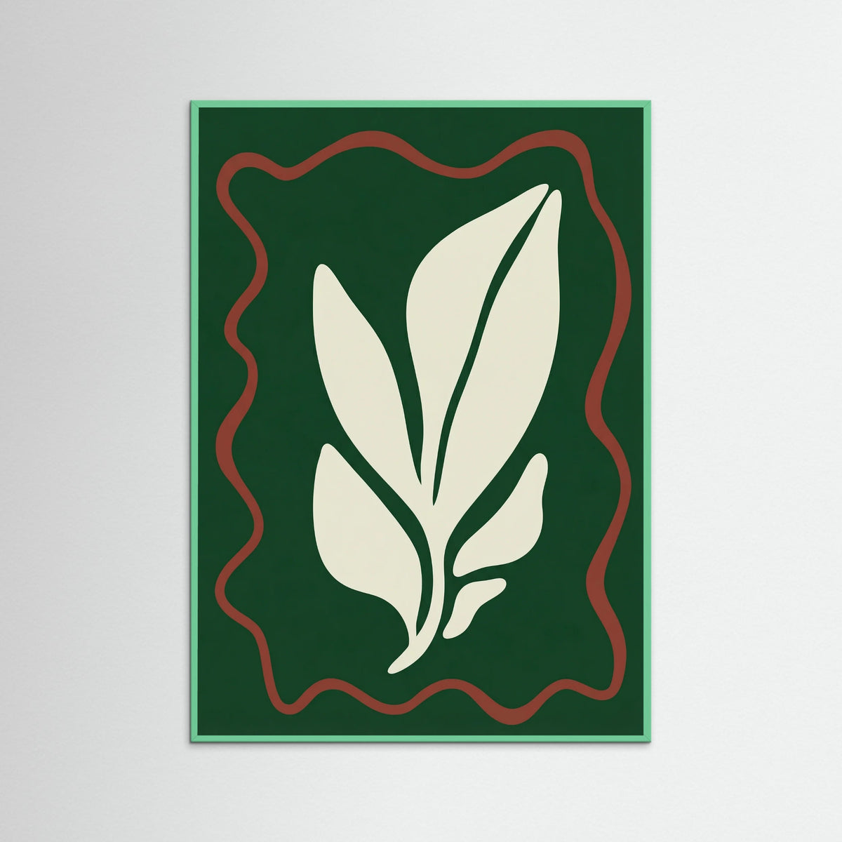 Mint Wood Organic Emerald Flow