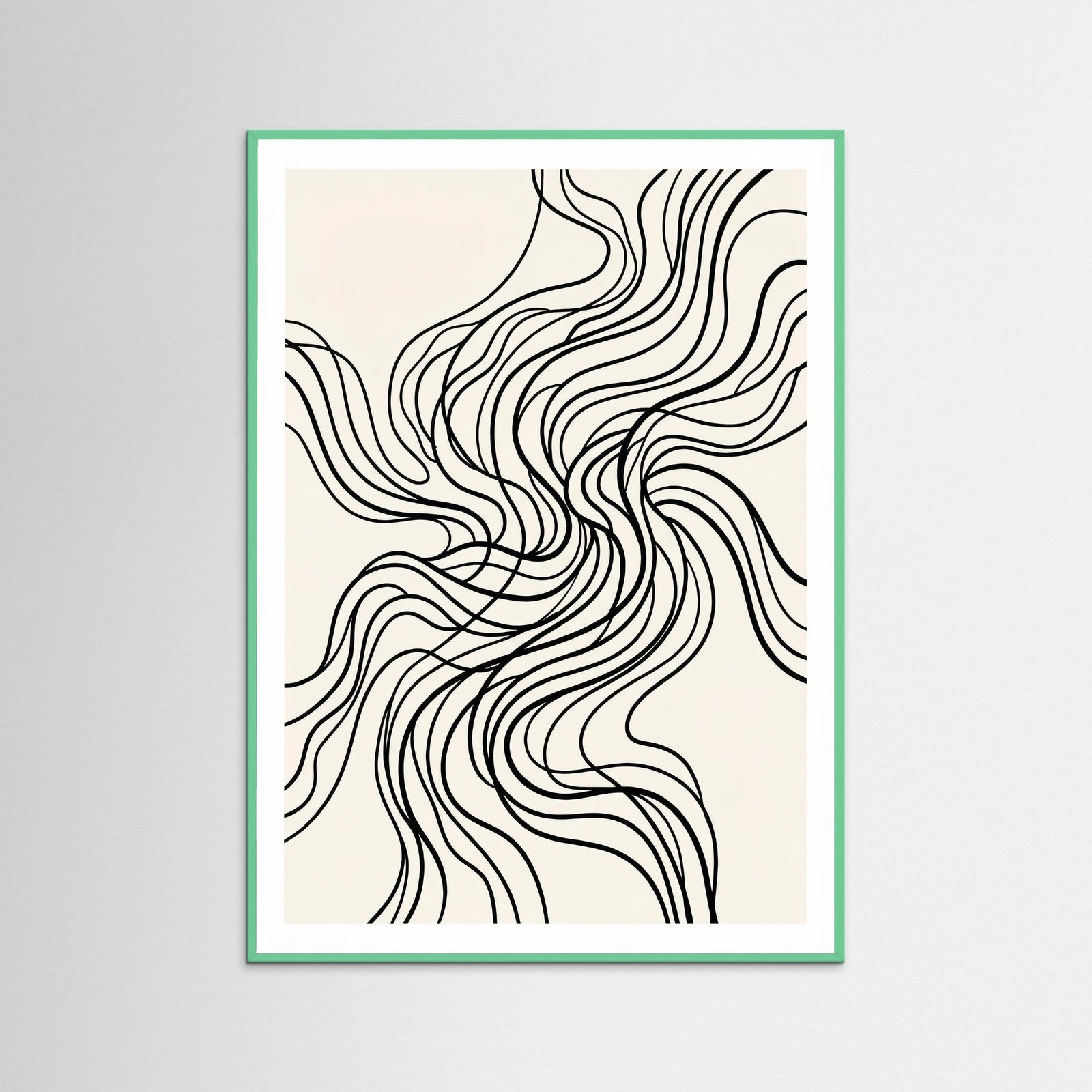 Mint Wood Organic Flow Black