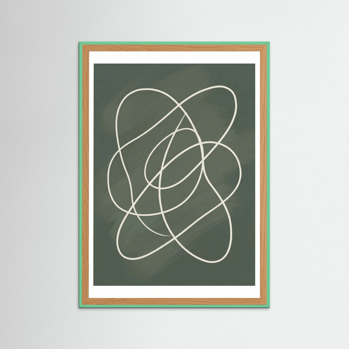 Mint Wood Organic Flow Green