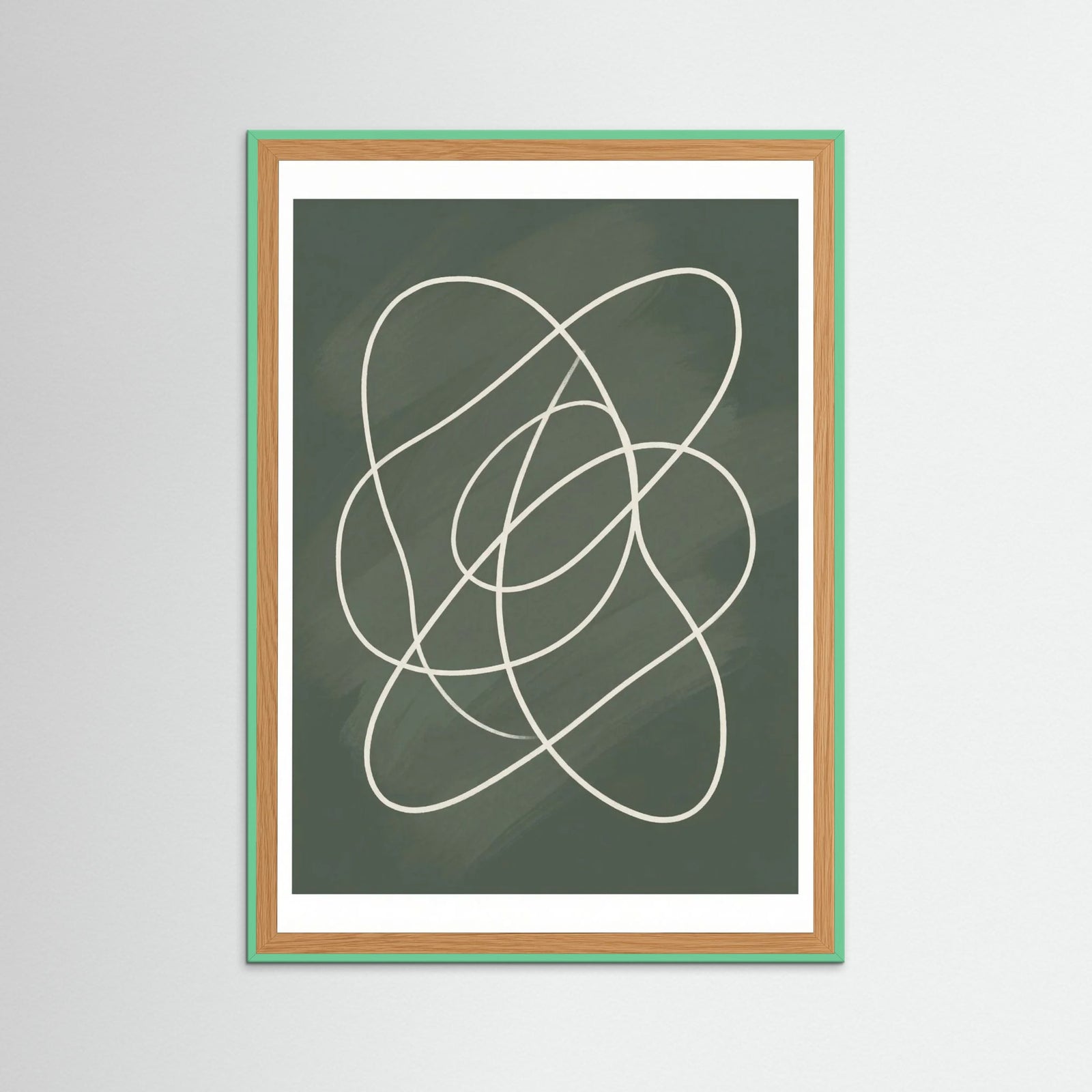 Mint Wood Organic Flow Green