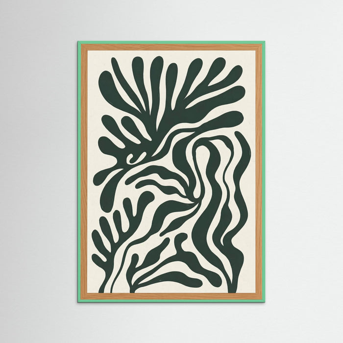 Mint Wood Organic Flow Green