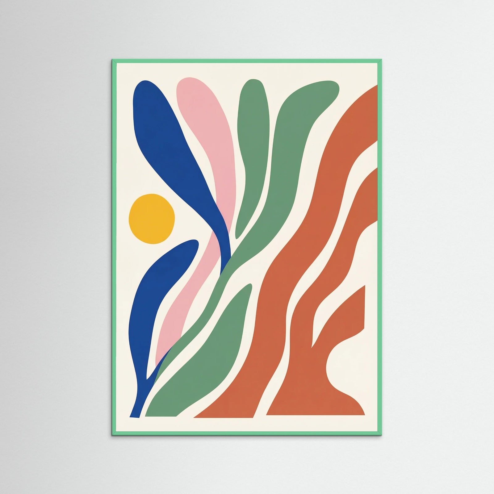 Mint Wood Organic Forms Dance