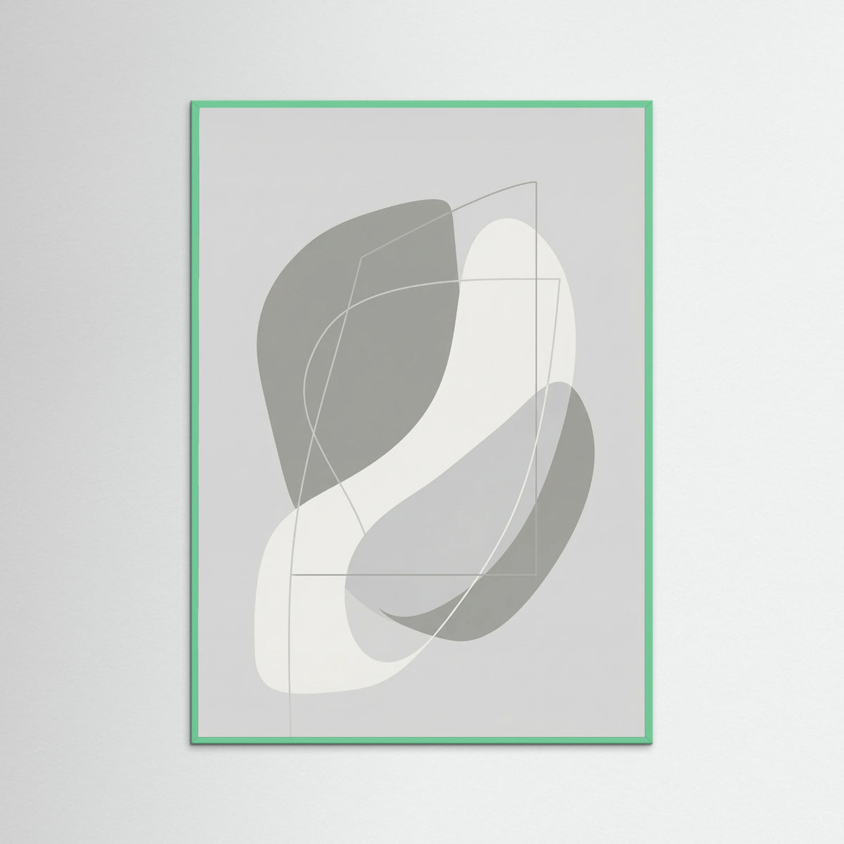 Mint Wood Organic Grey Forms