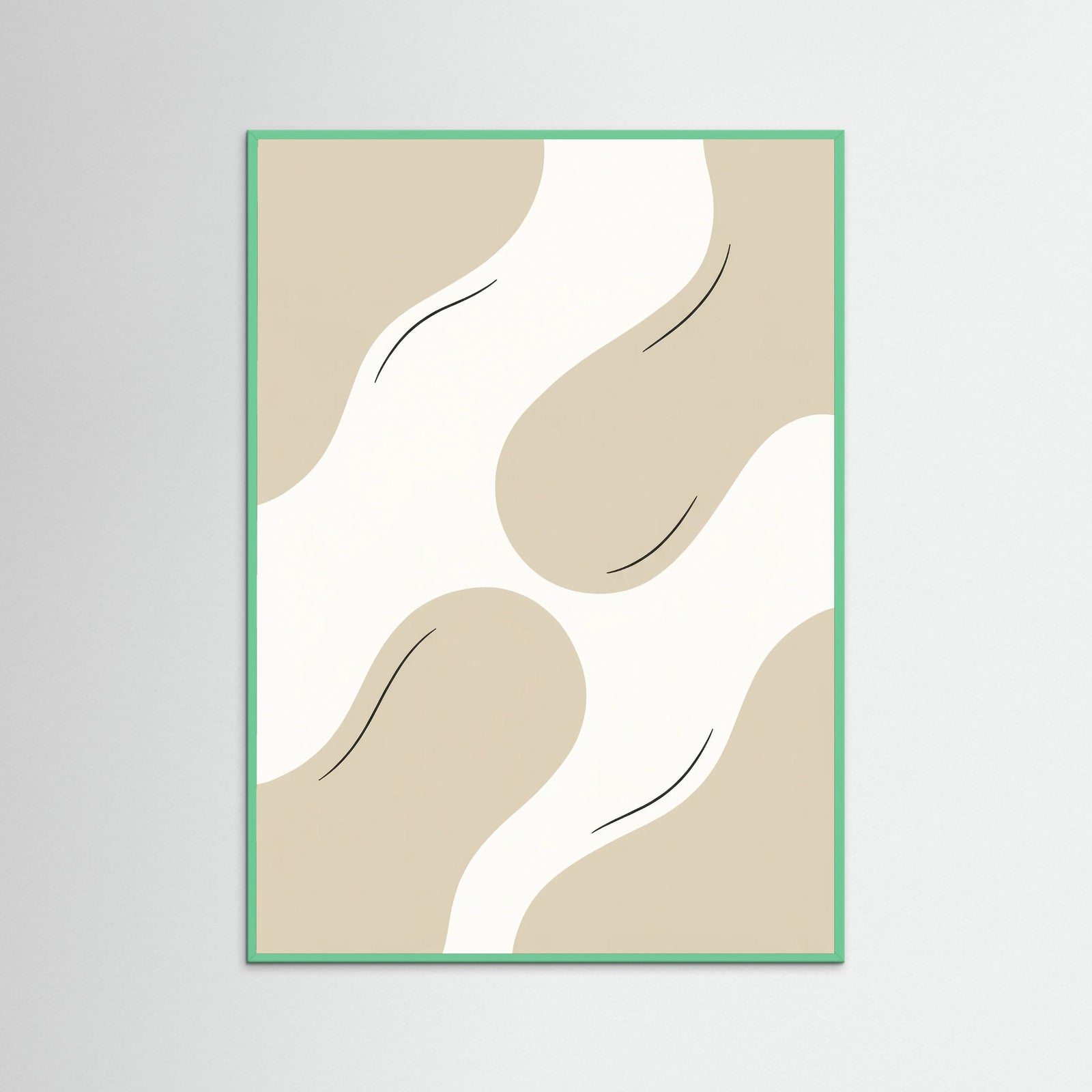 Mint Wood Organic Grid