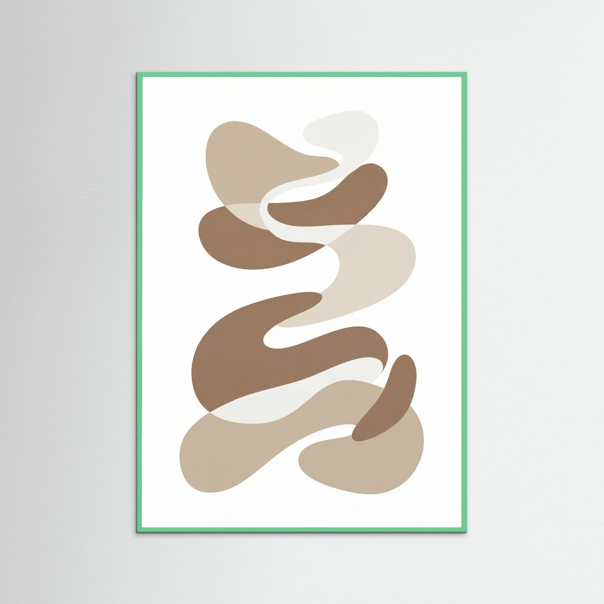 Mint Wood Organic Matisse Forms