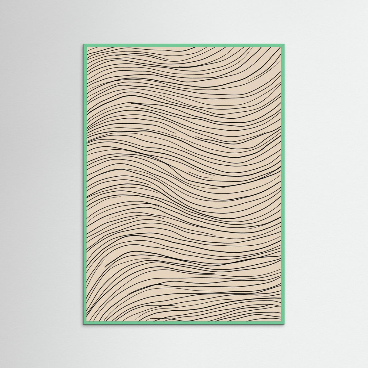 Mint Wood Organic Swirl