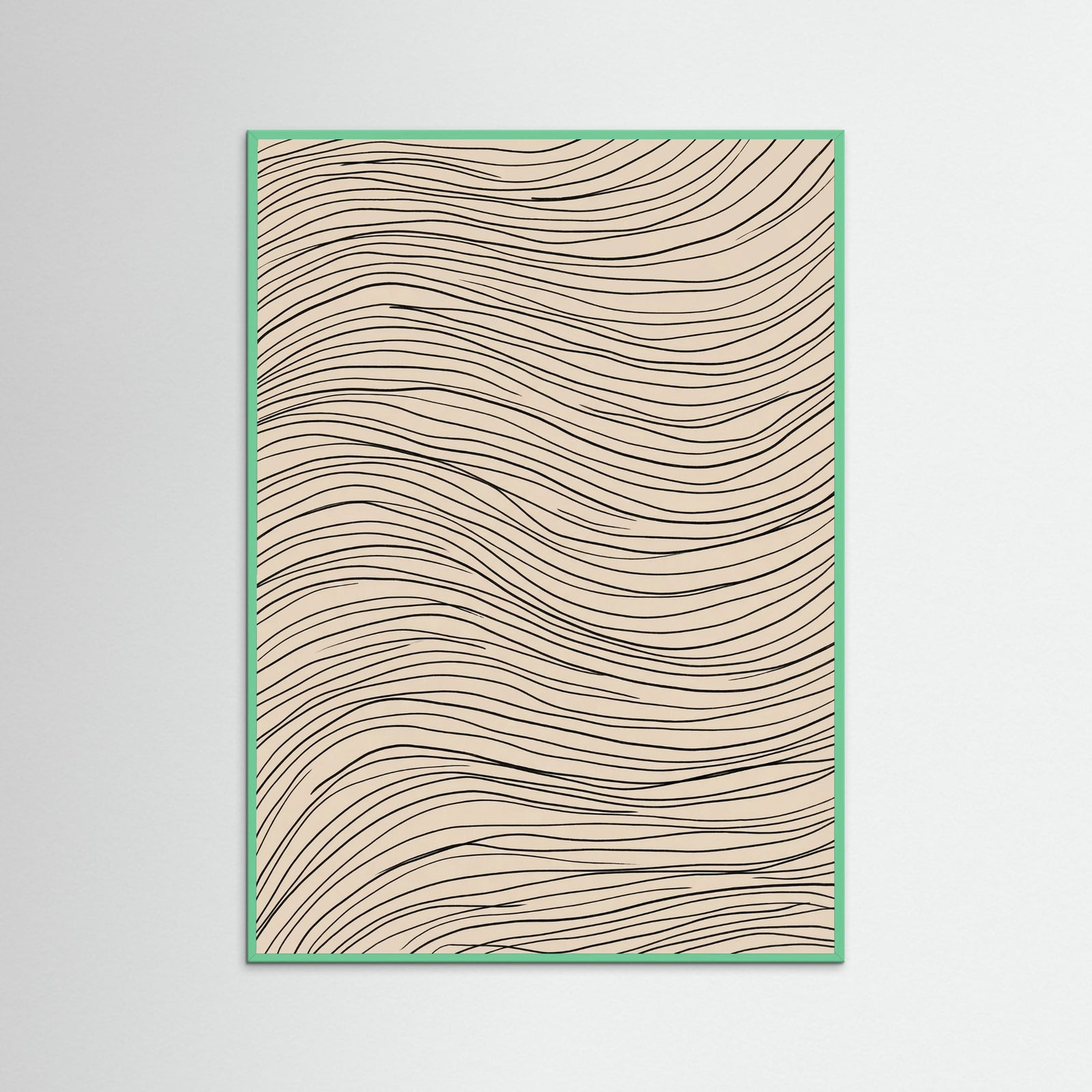 Mint Wood Organic Swirl