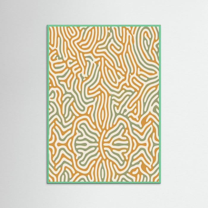 Mint Wood Organic Wavelengths