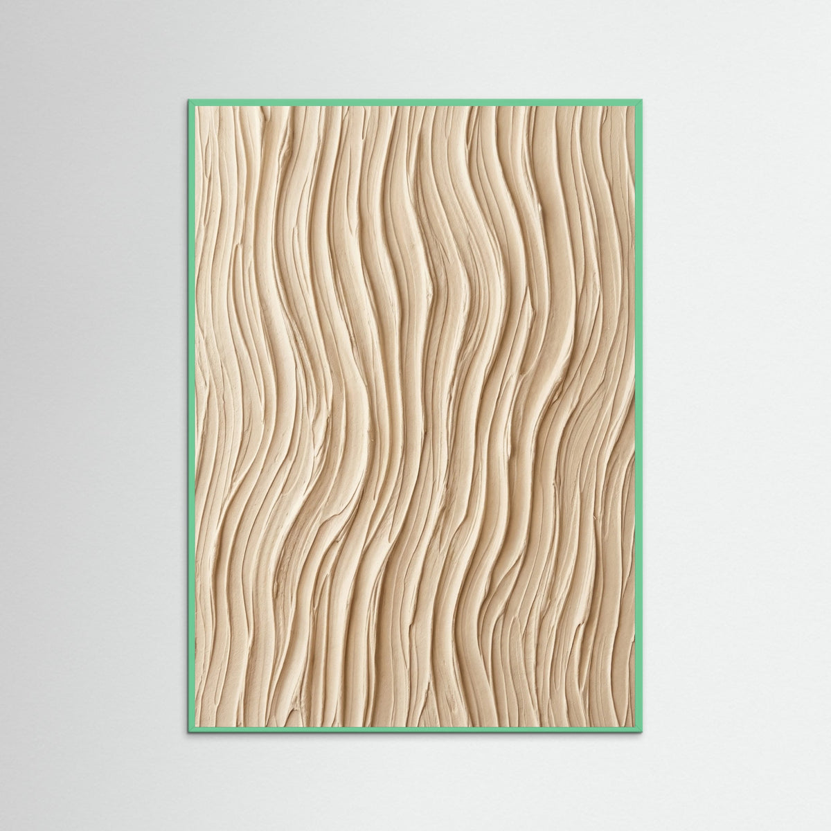 Mint Wood Organic Waves