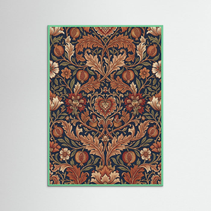 Mint Wood Ornate Foliage