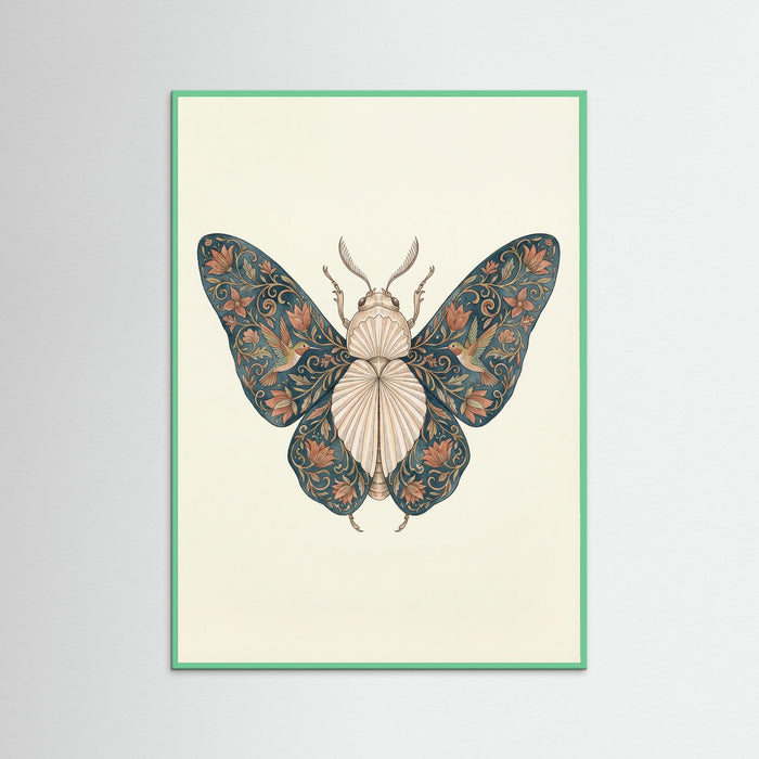 Mint Wood Ornate Silk Moth