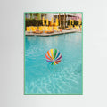 Mint Wood Palm Springs Pool Day Poster