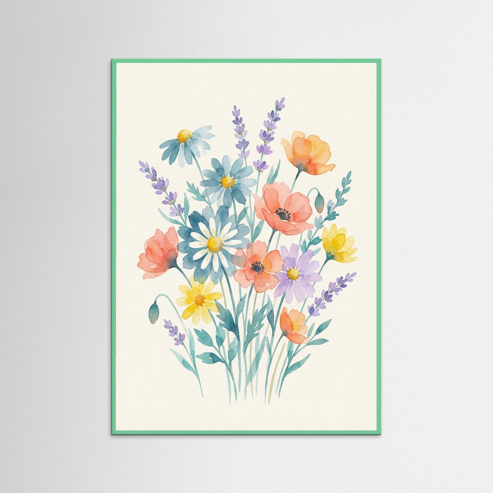 Mint Wood Pansy Bloom