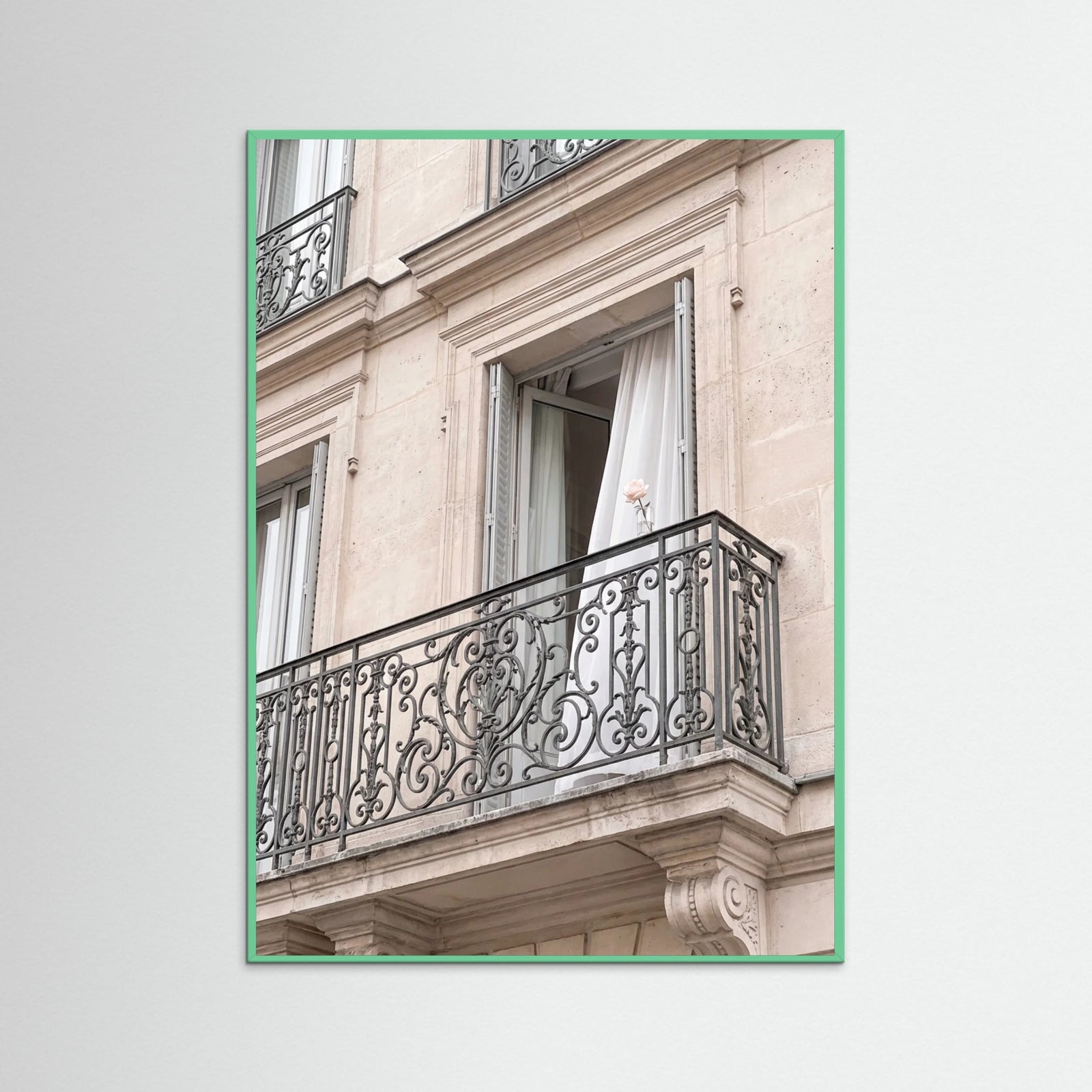 Mint Wood Parisian Chic Entrance