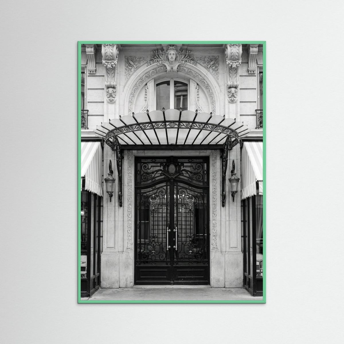 Mint Wood Parisian Elegance