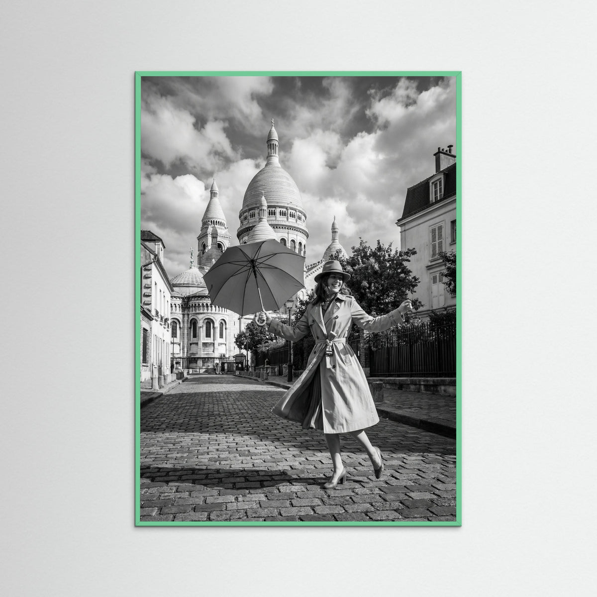 Mint Wood Parisian Whimsy