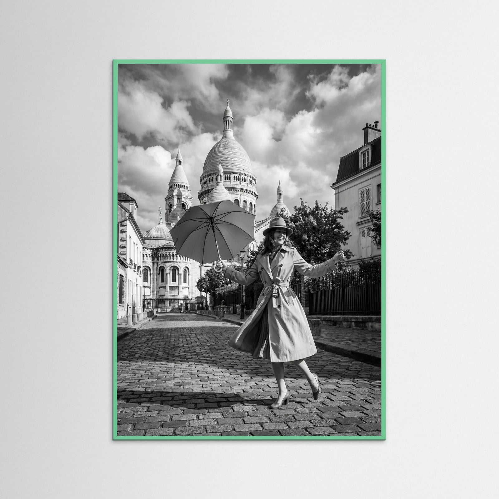 Mint Wood Parisian Whimsy