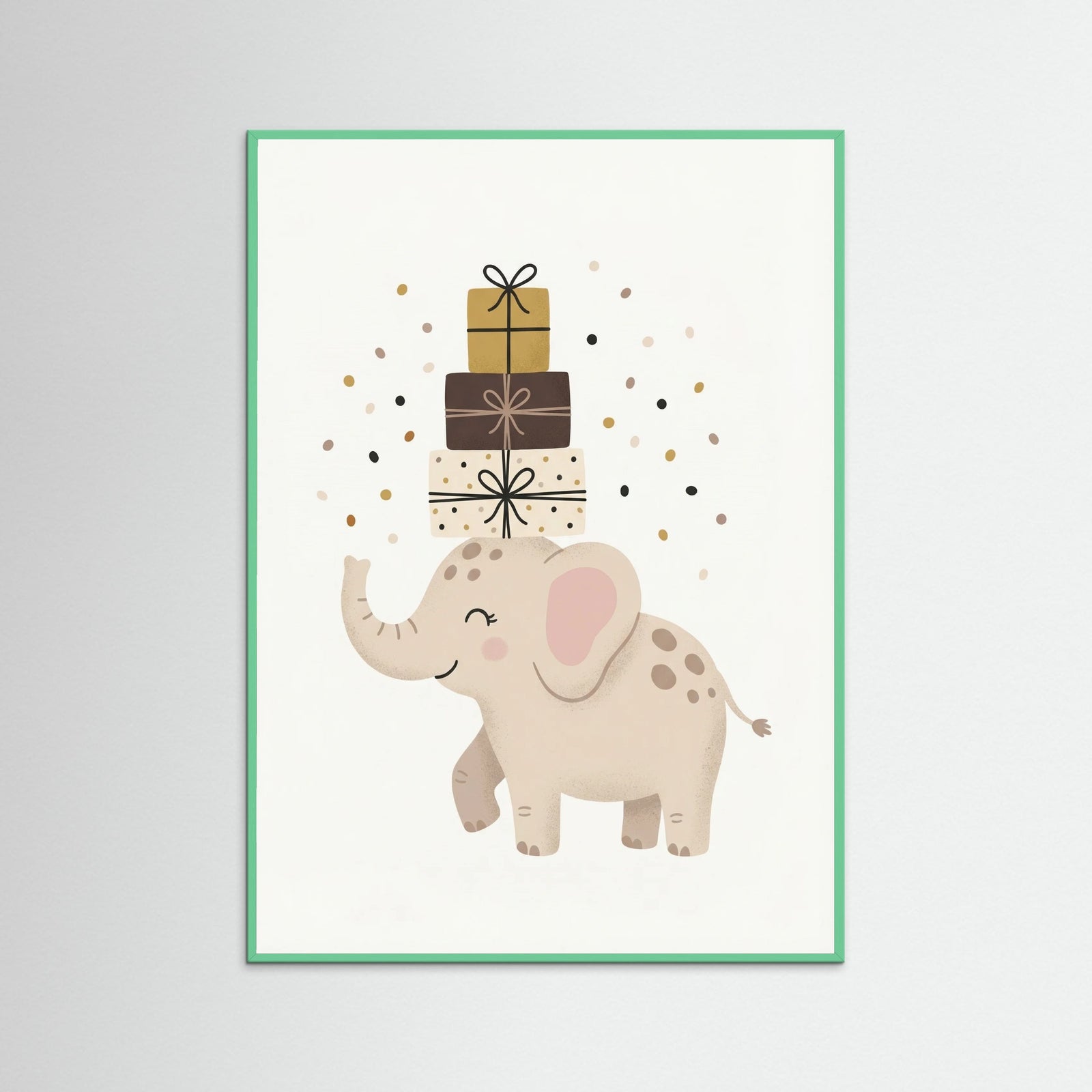 Mint Wood Party Giraffe