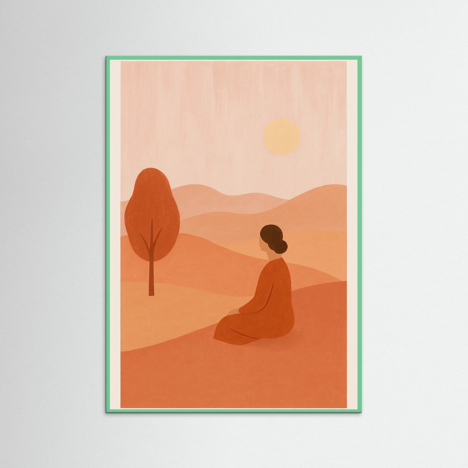 Mint Wood Pastel Comfort