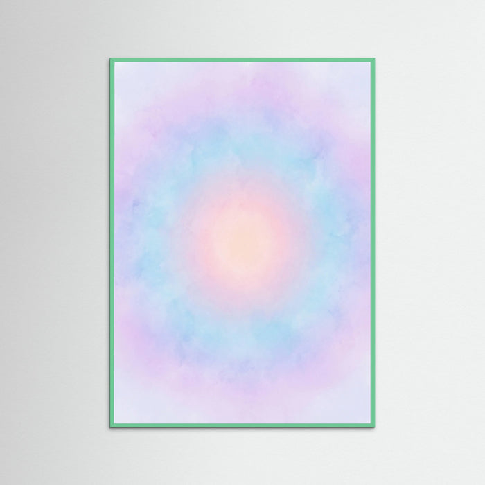 Mint Wood Pastel Gradient Dream