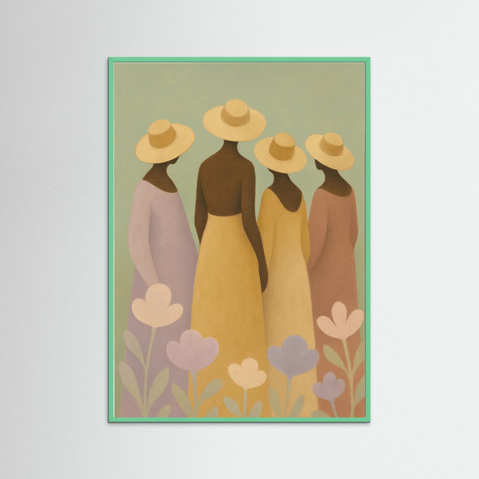 Mint Wood Pastel Harmony