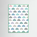 Mint Wood Pastel Rainfall