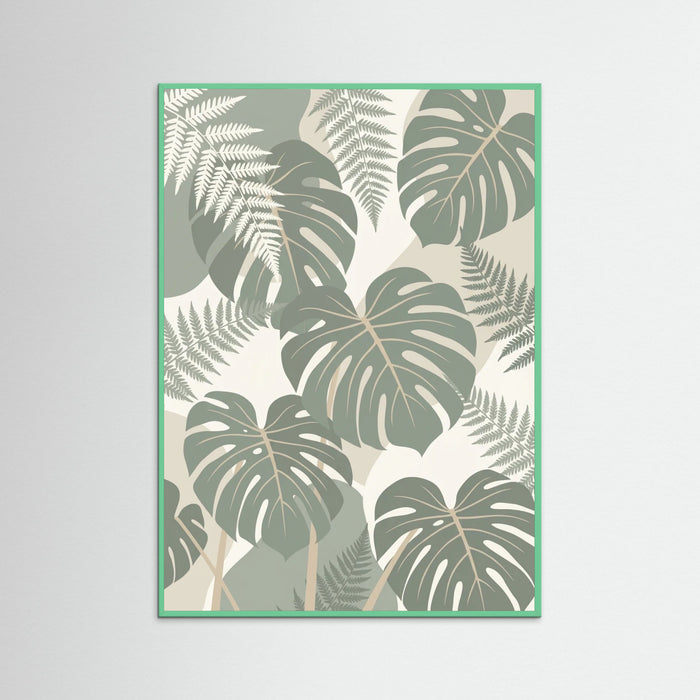 Mint Wood Pattern Bloom