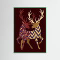 Mint Wood Patterned Equines