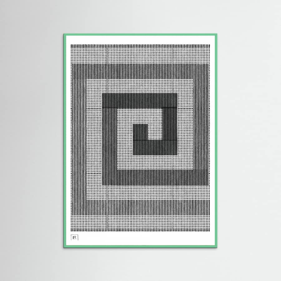 Patterns Fabric Inspired 2b Poster – poster en kunstdruk
