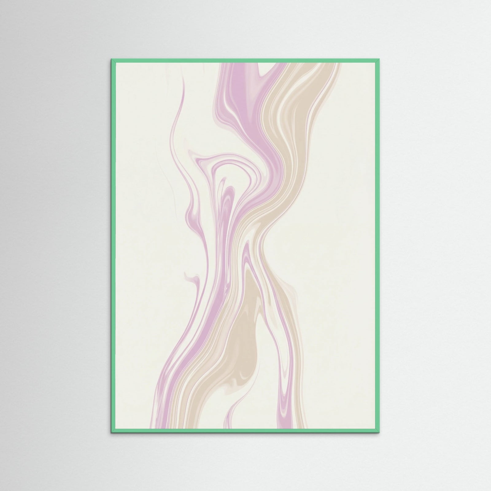 Mint Wood Peaceful Marbling