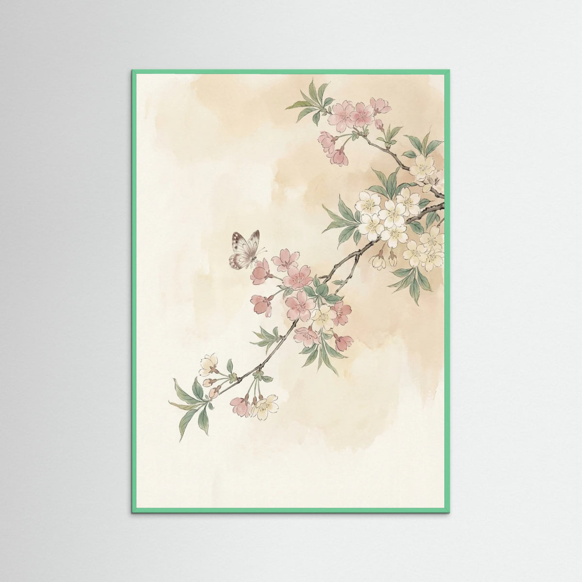 Mint Wood Peonys Whisper