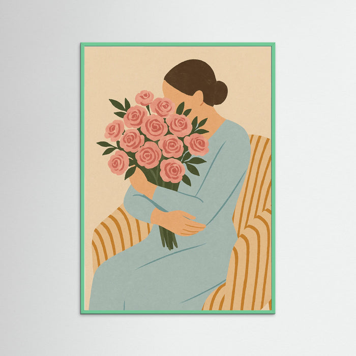Mint Wood Petal Dreams