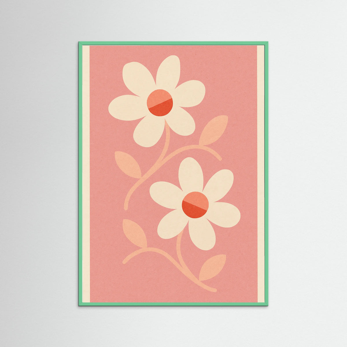 Mint Wood Petal Dreamscape