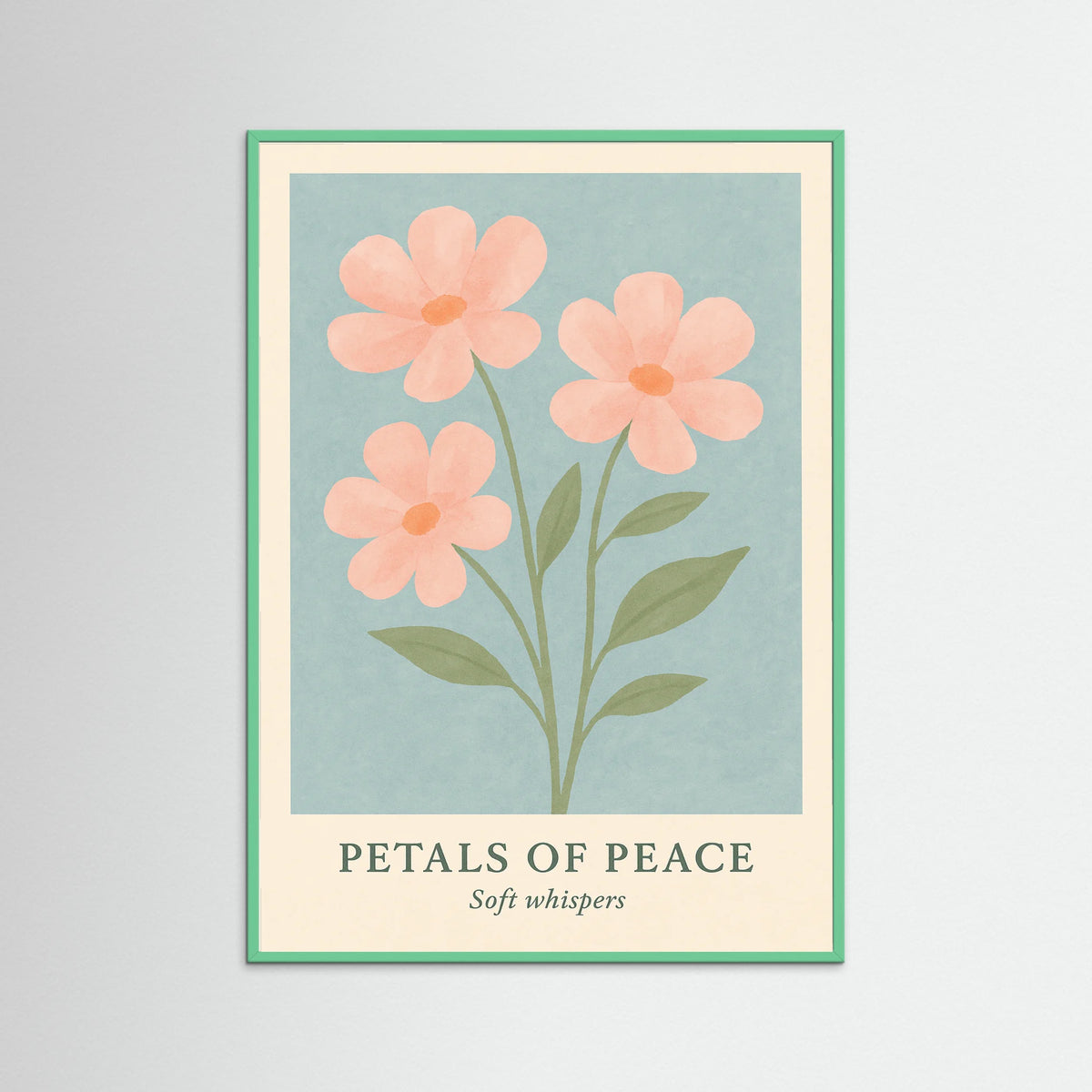 Mint Wood Petals of peace