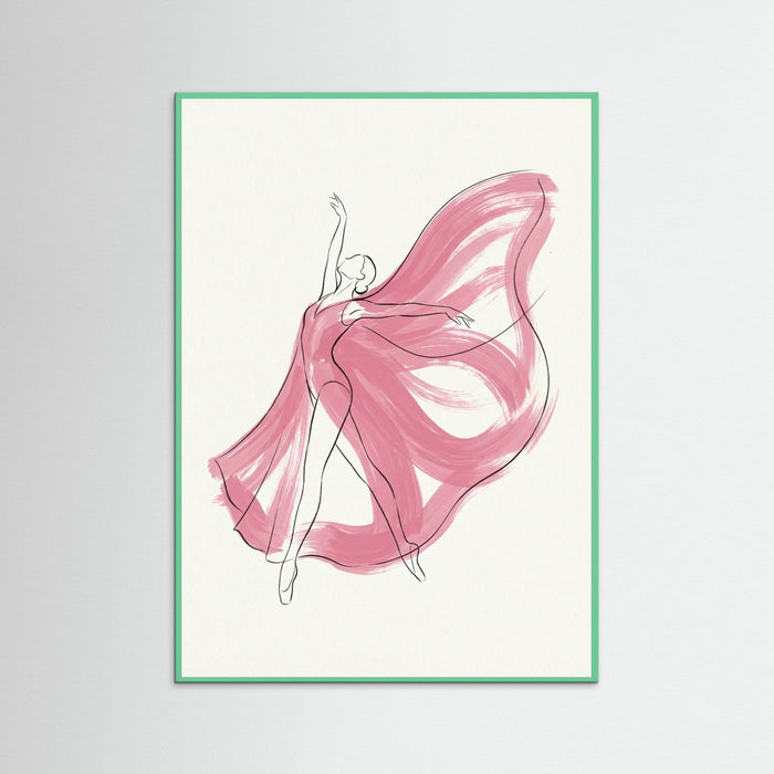 Mint Wood Pink Adieu