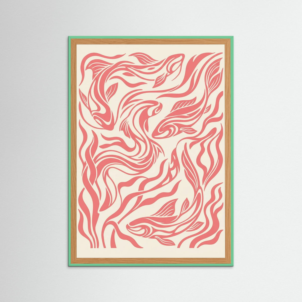 Mint Wood Pink Flight