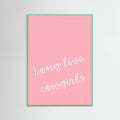 Pink Long Live Cowgirls Poster – plakat og kunsttryk
