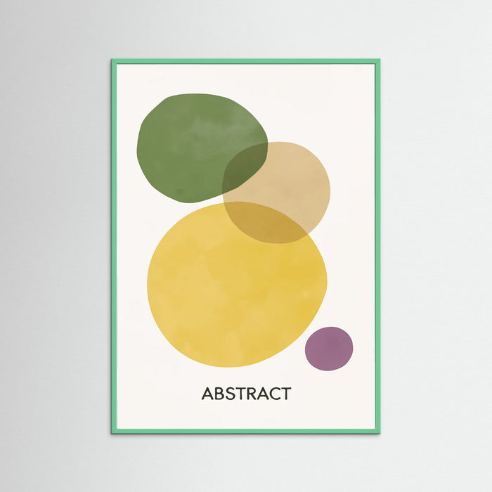 Mint Wood Pink Red Circles 1