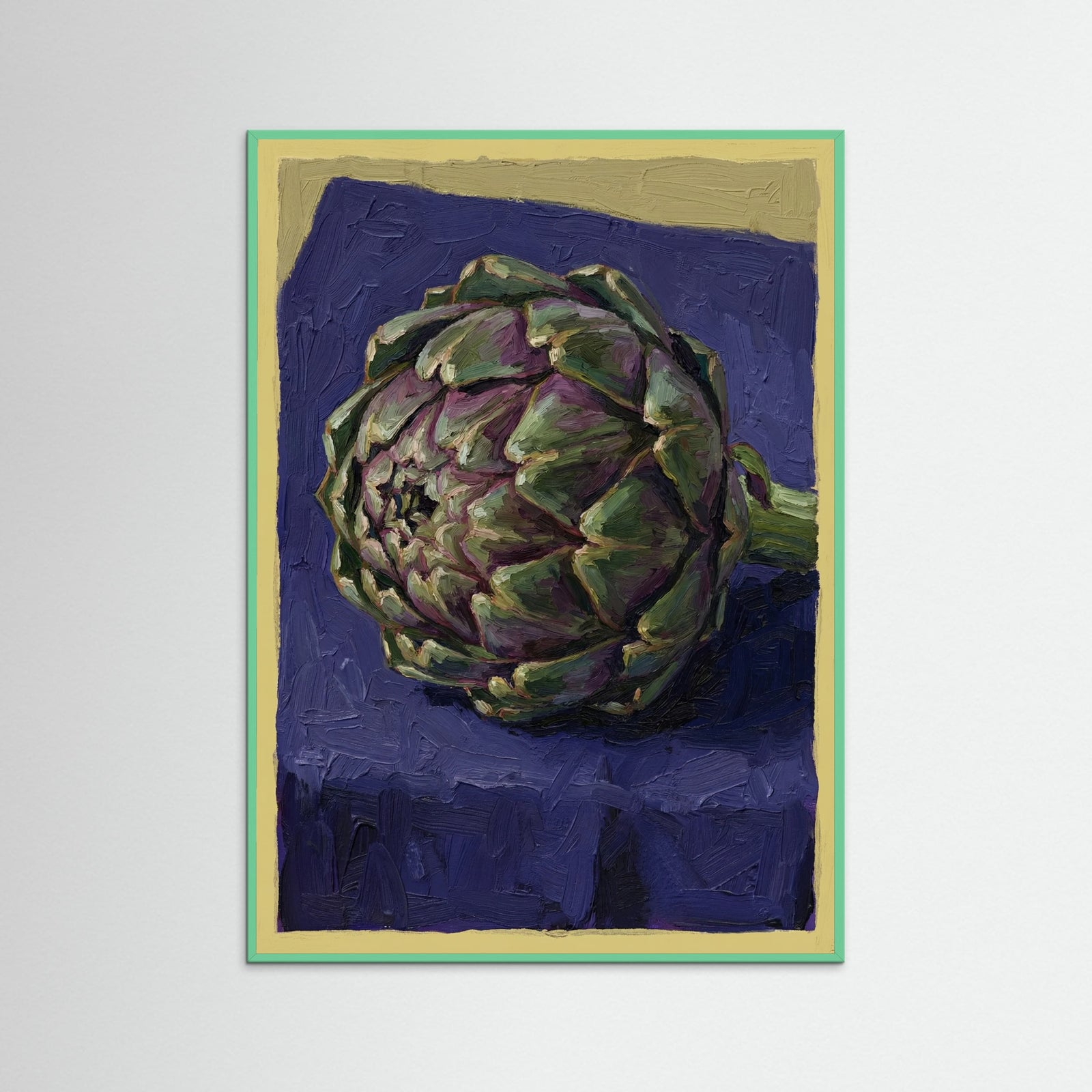 Mint Wood Platter of Sardines