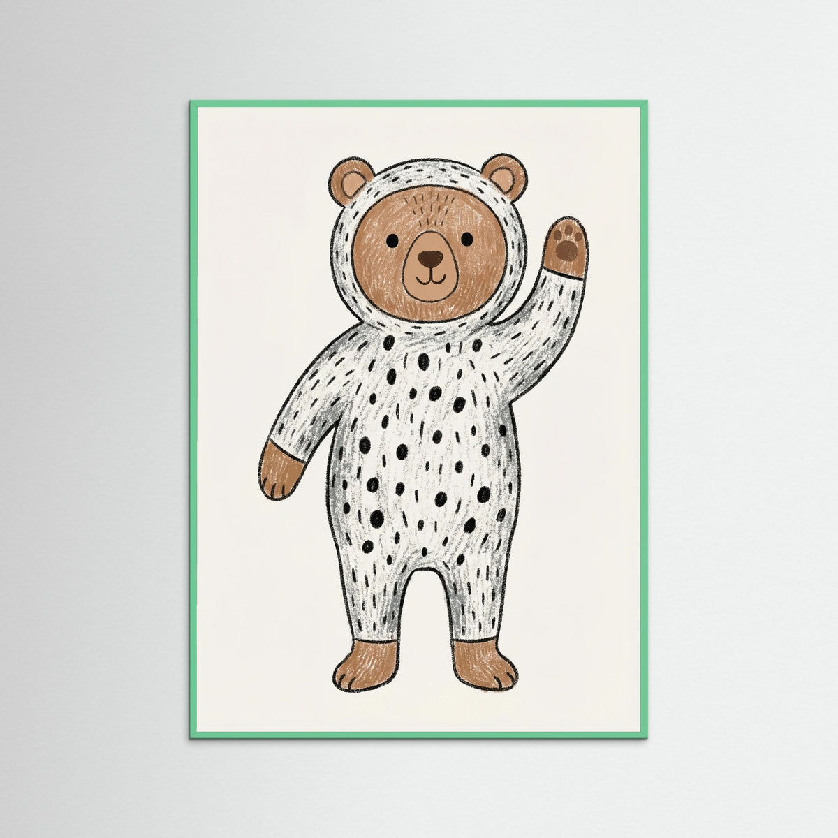 Mint Wood Playful Cat Suit