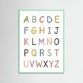 Mint Wood Playful Number Chart