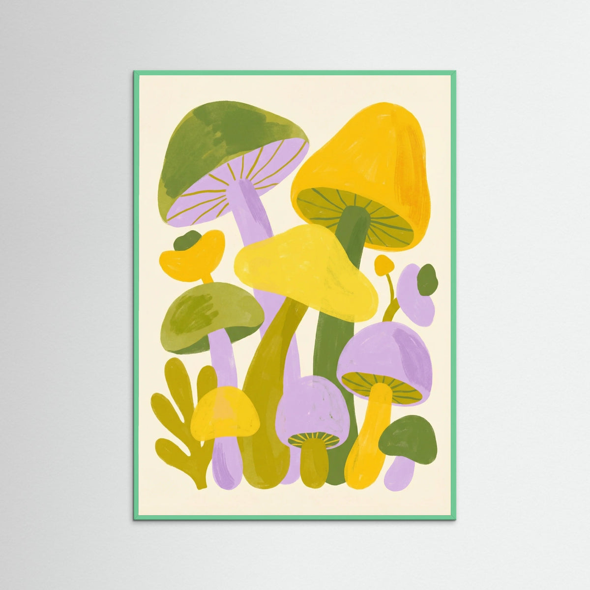 Mint Wood Playful Pansies