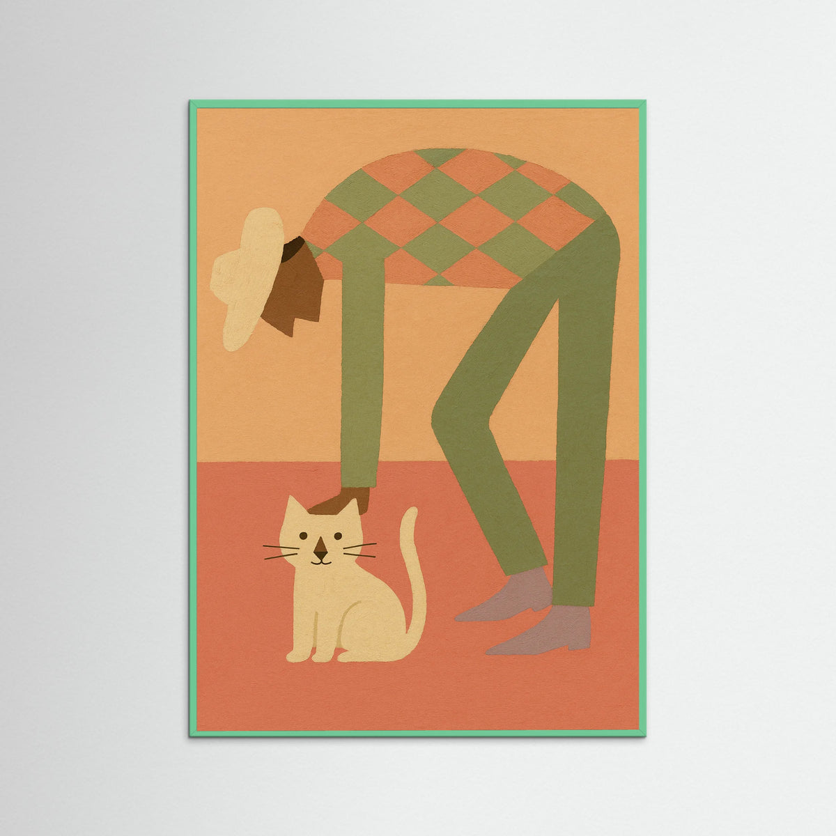 Mint Wood Playful Poses