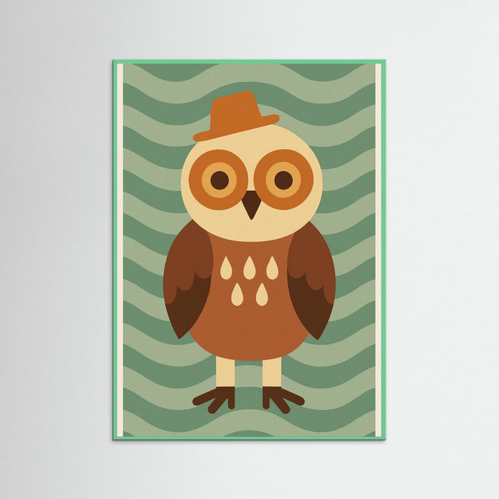Mint Wood Playful Stripes
