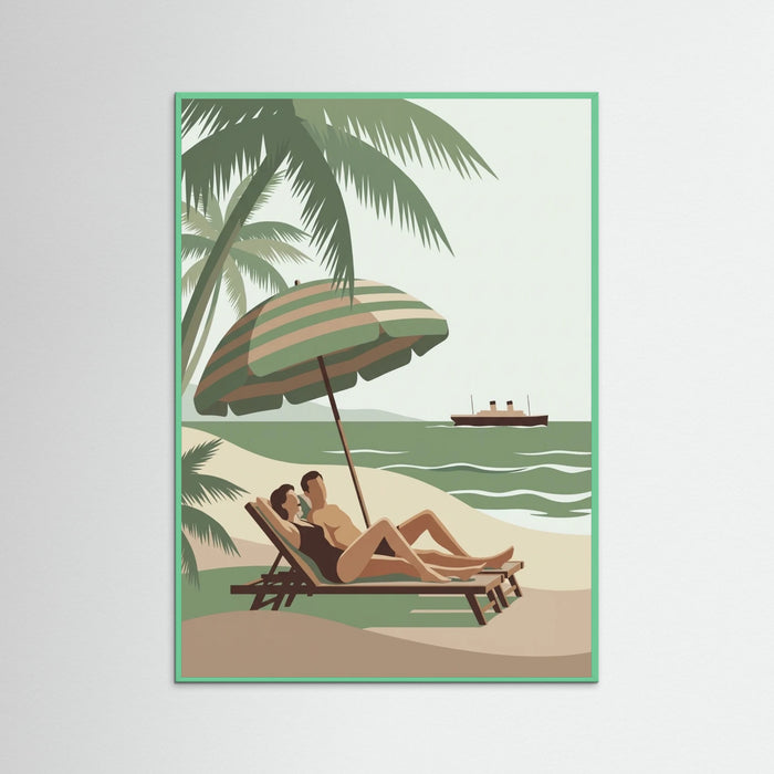 Mint Wood Poolside Elegance