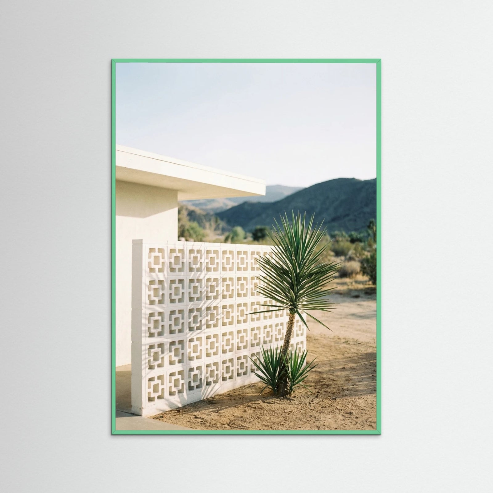 Mint Wood Poolside Palms