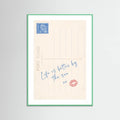 Postcard Life Is Better Poster – plakat og kunsttryk
