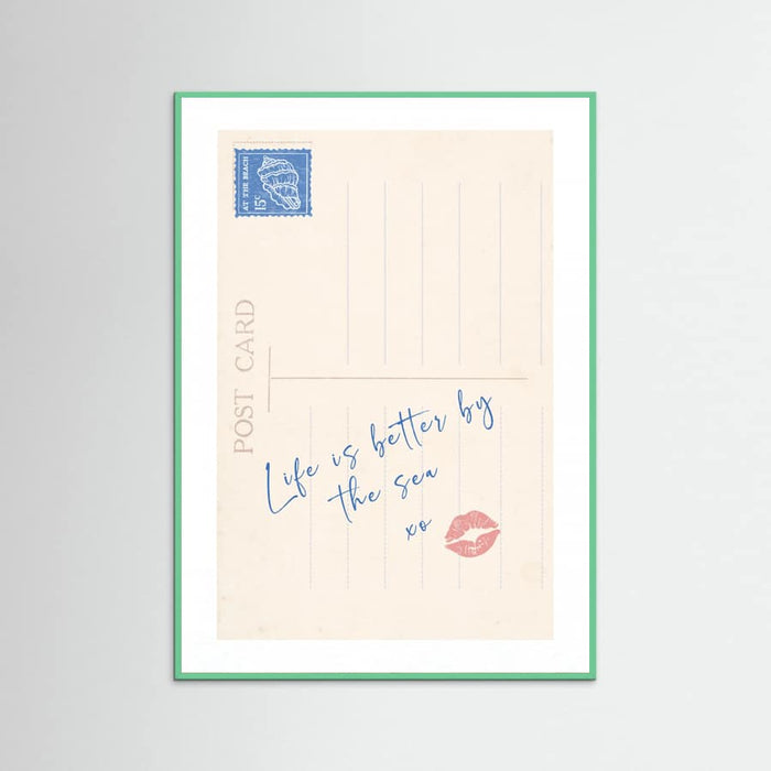 Postcard Life Is Better Poster – plakat og kunsttryk